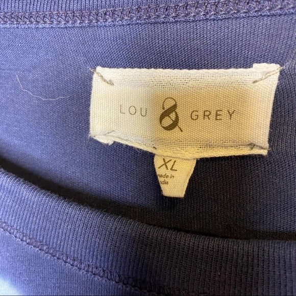 Lou and Grey blue and white tie dyed crop top - Picture 3 of 4